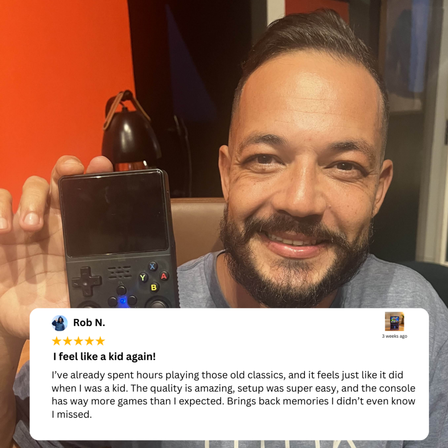 Retro Video Handheld Game Console